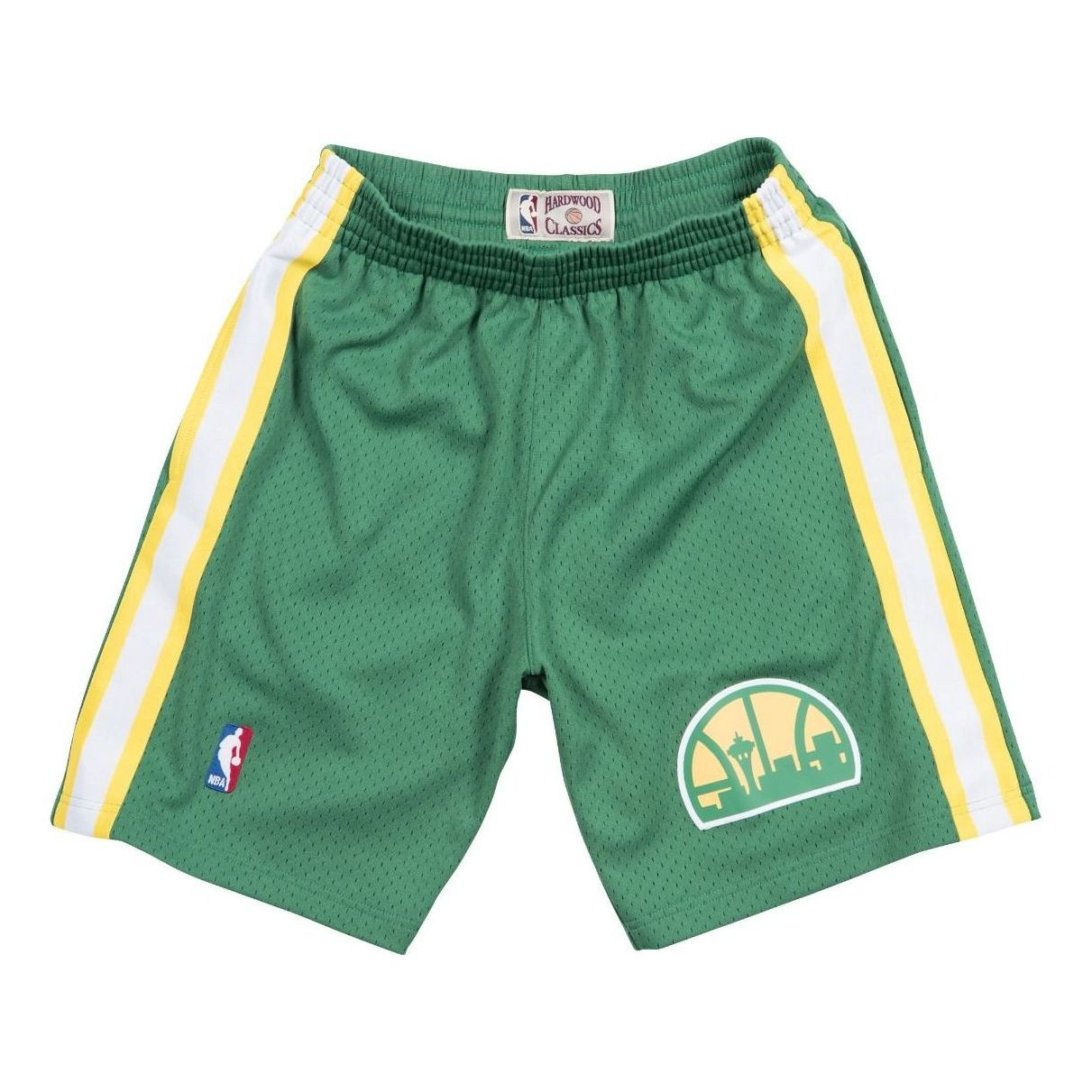 Mitchell & Ness x NBA Seattle Super Sonics Road 1994-95 Swingman Shorts 'Green' SMSHGS18252-SSUDKGN94