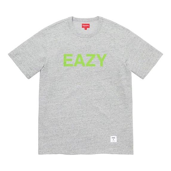 Supreme SS20 Week 1 Eazy S/S Top Alphabet Short Sleeve Unisex Gray SUP-SS20-226
