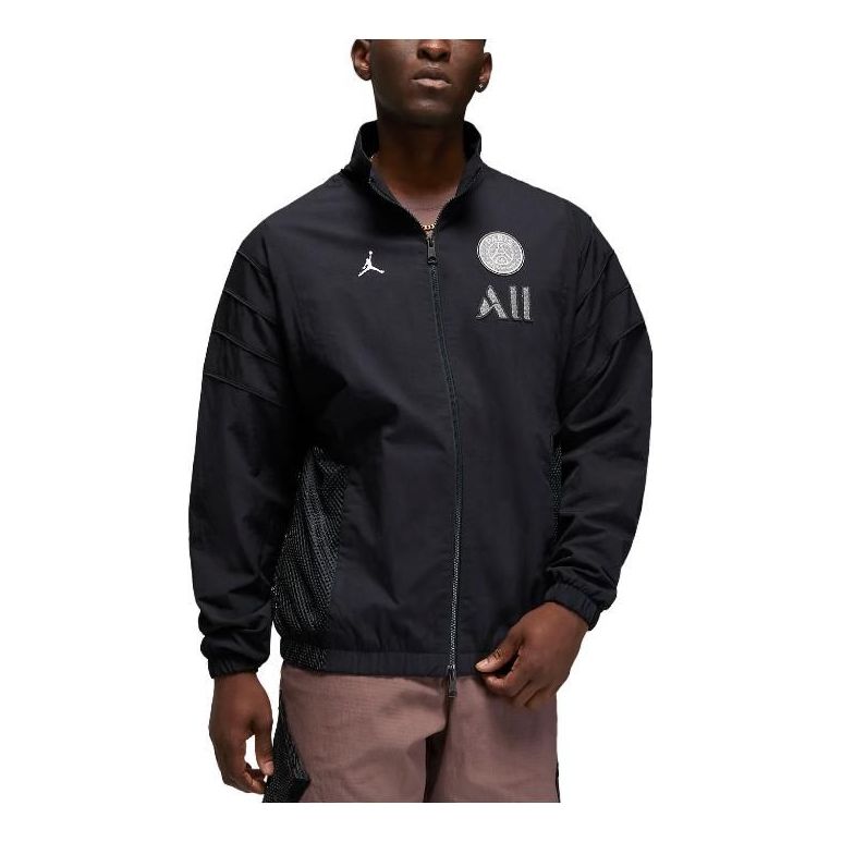 Air Jordan Paris Saint-Germain Anthem Jacket 'Black' DM3090-010