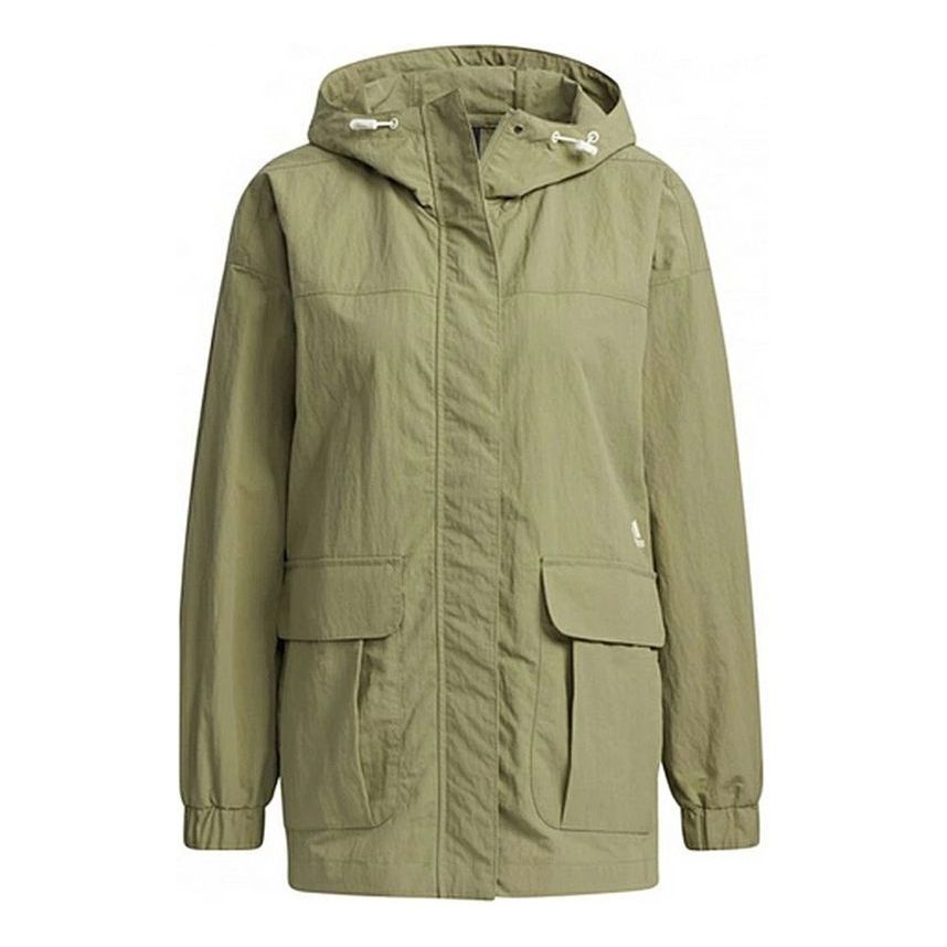 (WMNS) adidas Solid Color Sports Hooded Jacket H29544