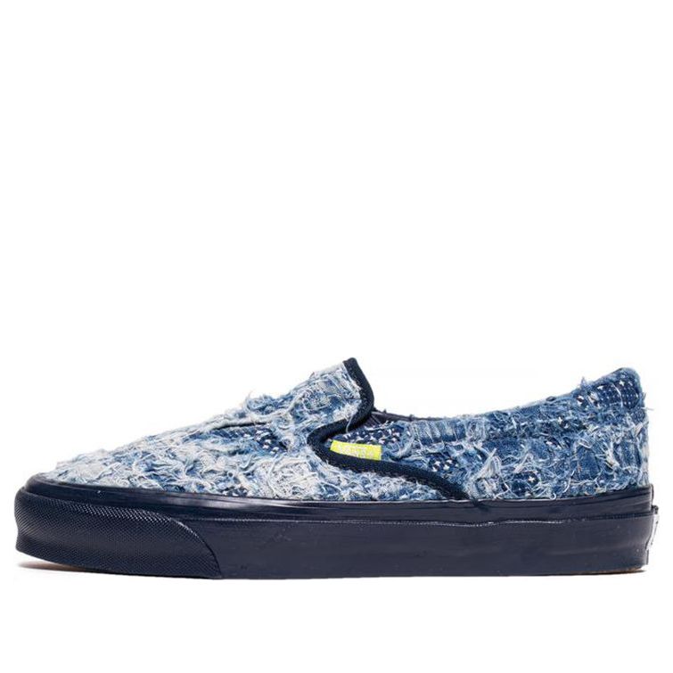 Vans FDMTL x OG Classic Slip-On LX 'Distressed Indigo' VN0A45JK5WP