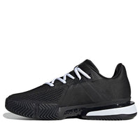 (WMNS) adidas SoleMatch Bounce 'Black White' EG1137