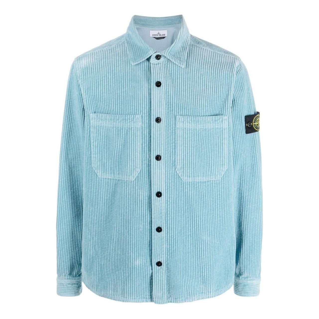 STONE ISLAND Corduroy Overshirt 'Blue' 791511311-V0041