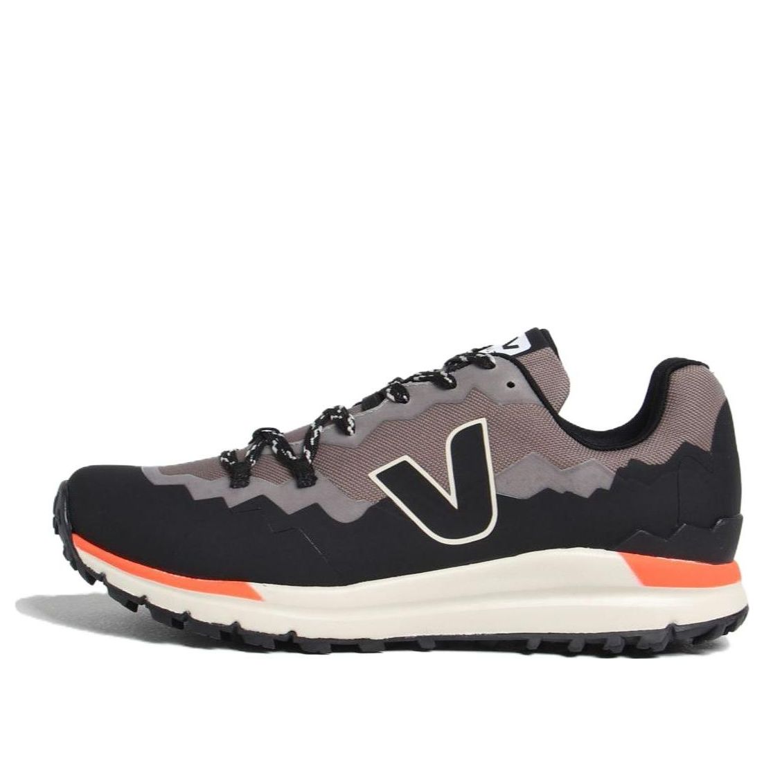 Veja Fitz Roy Lace-Up Sneakers 'Black Khaki Orange' FR2303206