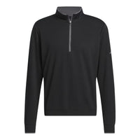 adidas Lightweight Half-Zip Top Asia Sizing 'Black' IS7134