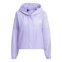 (WMNS) adidas AOP WB Zip Up Hoodie 'Purple' HF2479