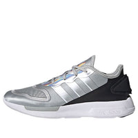 (WMNS) adidas ZX 2K Florine 'Silver Metallic Black' FW0143