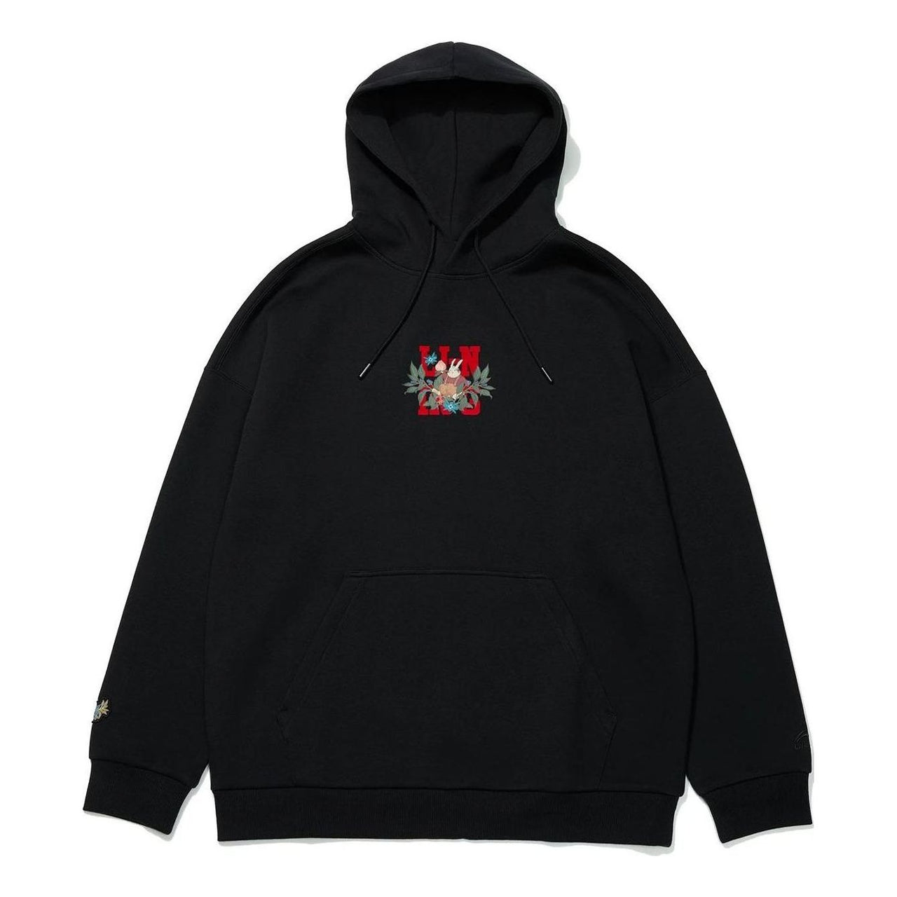 Li-Ning Xiao Zhan Rich Everyday Sports Style Hoodie 'Black' AWDT013-4