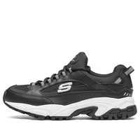 Skechers Stamina Running Shoes 'Black And White' 666028-BLK
