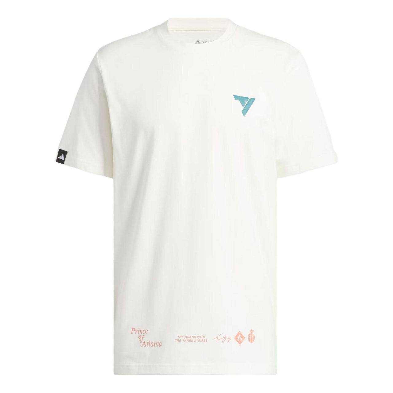 adidas Trae Prince Of Atlanta Signature T-Shirt 'White' II7796