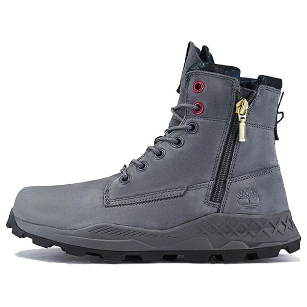 Timberland Brooklyn Side Zip Boots 'Medium Grey Nubuck' A41AW