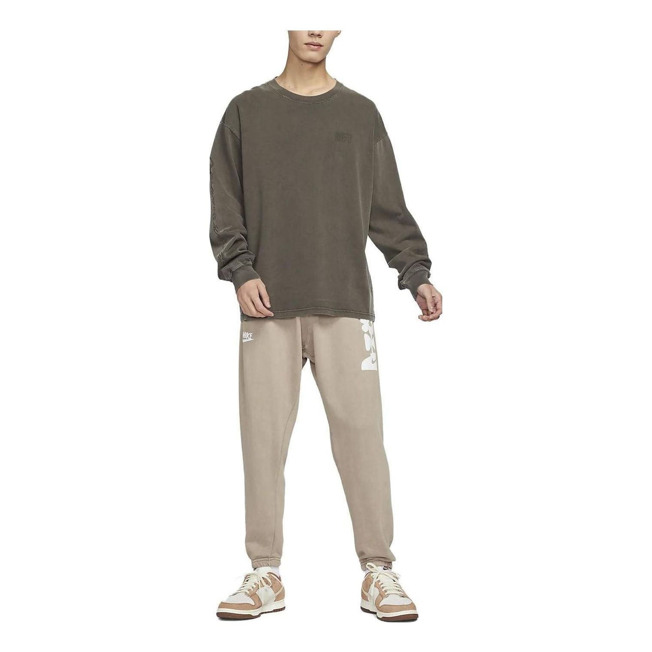 Nike Sportswear Long Sleeve T-Shirt 'Brown' DZ5220-213