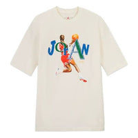 (WMNS) Air Jordan x Aleali May Crossover Printing Basketball Sports Short Sleeve White DH3852-133