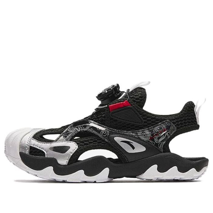 (GS) ANTA Outdoor Sandals 'Black Silver White' A312426909-2