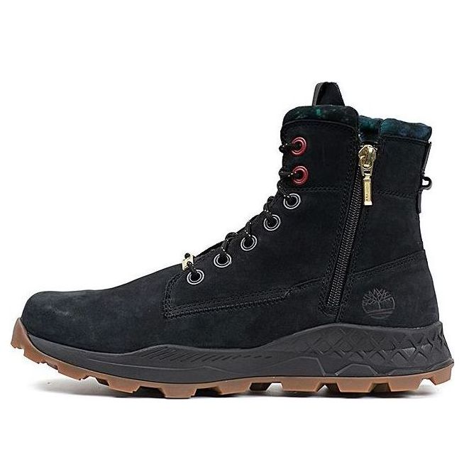 Timberland Brooklyn Side Zip Boots 'Black Nubuck' A41AEW