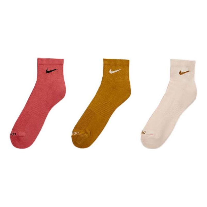 Nike Everyday Plus Cushioned Training Ankle Socks (3 Pairs) 'Multi-Color' SX6890-992