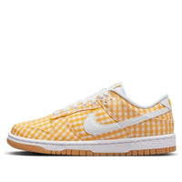 (WMNS) Nike Dunk Low 'Yellow Gingham' DZ2777-700
