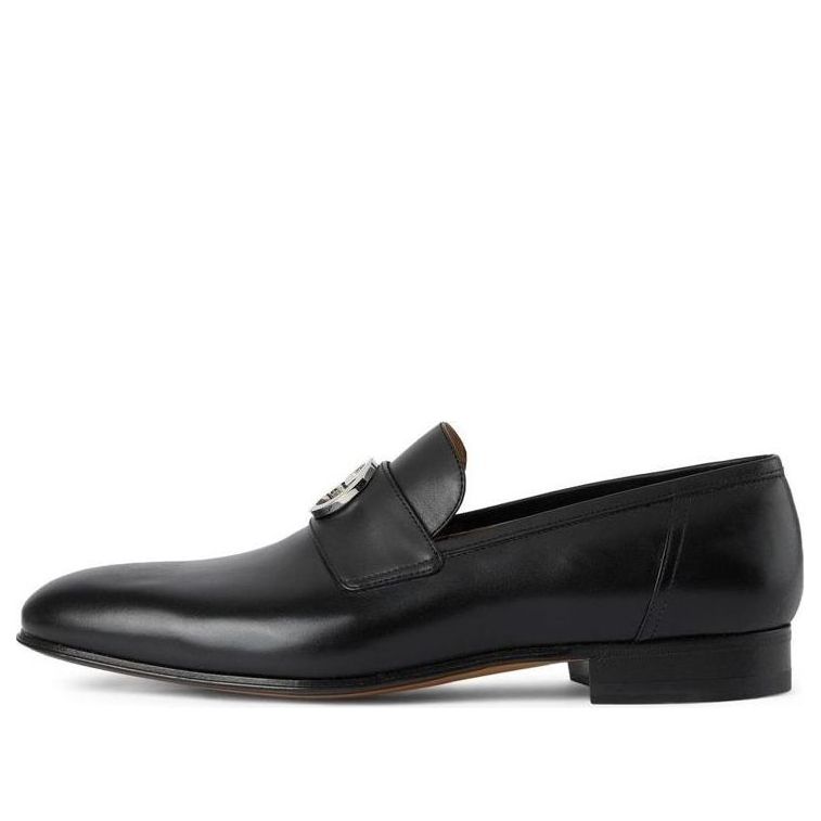 Gucci Interlocking G Loafer 'Black Leather' 730134-06F00-1000