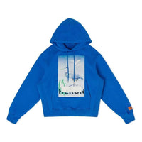 HERON PRESTON Censored Heron Hoodie 'Blue' HMBB024S23JER0024540