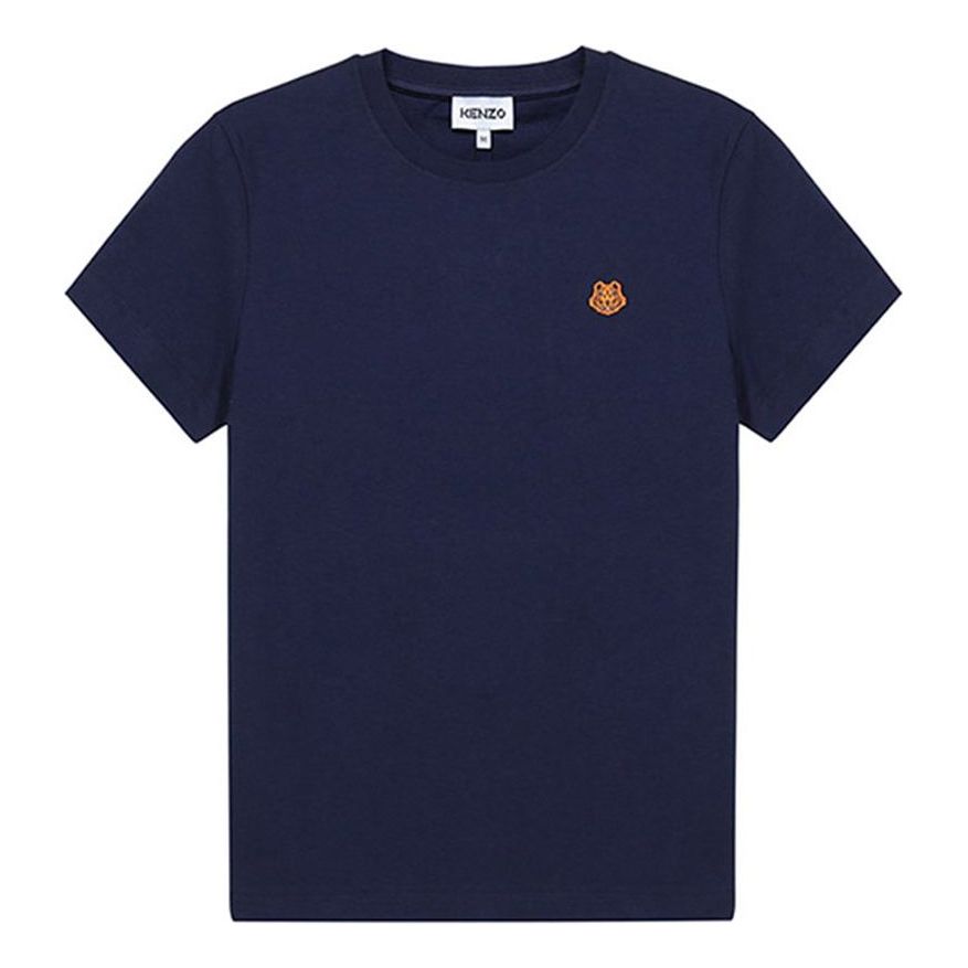 KENZO SS21 Embroidery Round-neck Blue FB52TS8434SA-76