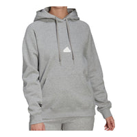 (WMNS) adidas Oversized Hooded Sweatshirt 'Grey' HG4358