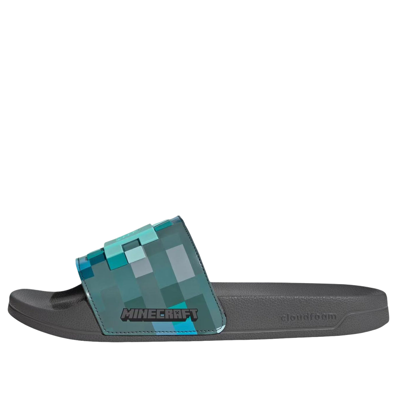 adidas Adilette Slides 'Minecraft - Grey Four' HQ2584