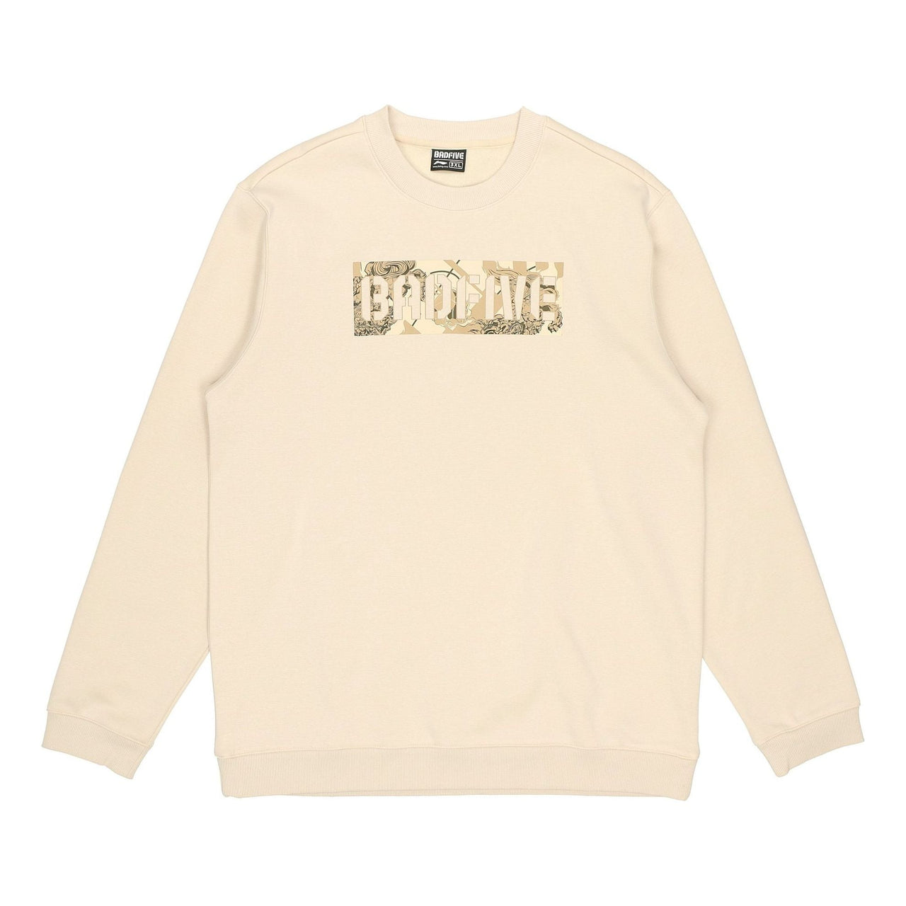 Li-Ning BadFive Graphic Sweatshirt 'Beige' AWDRB91-3