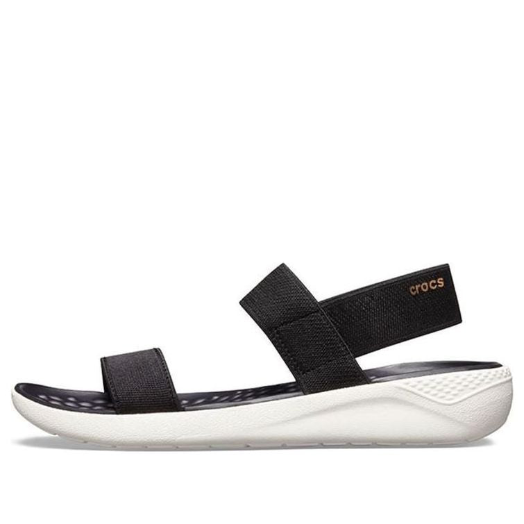 (WMNS) Crocs LiteRide Fashion Black Sandals 205106-066
