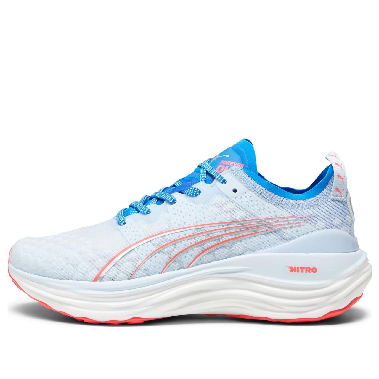 (WMNS) PUMA ForeverRun Nitro 'Icy Blue Fire Orchid' 377758-10