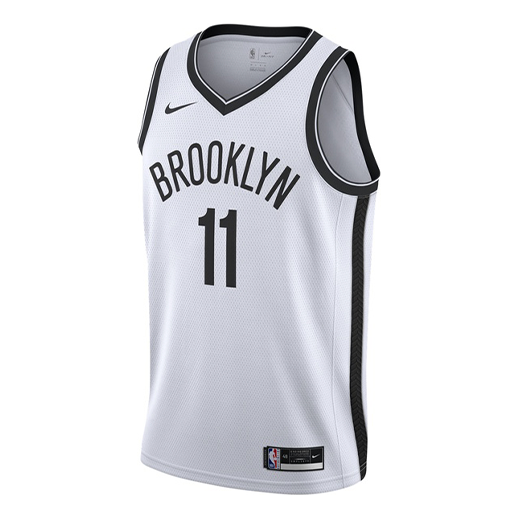 Nike NBA SW Fan Edition Brooklyn Nets Kyrie Irving 11 Retro Basketball Jersey White CW2288-110