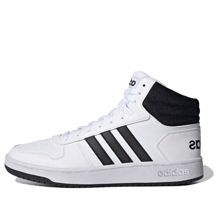 adidas Hoops 2.0 Mid 'White Black' FY8617