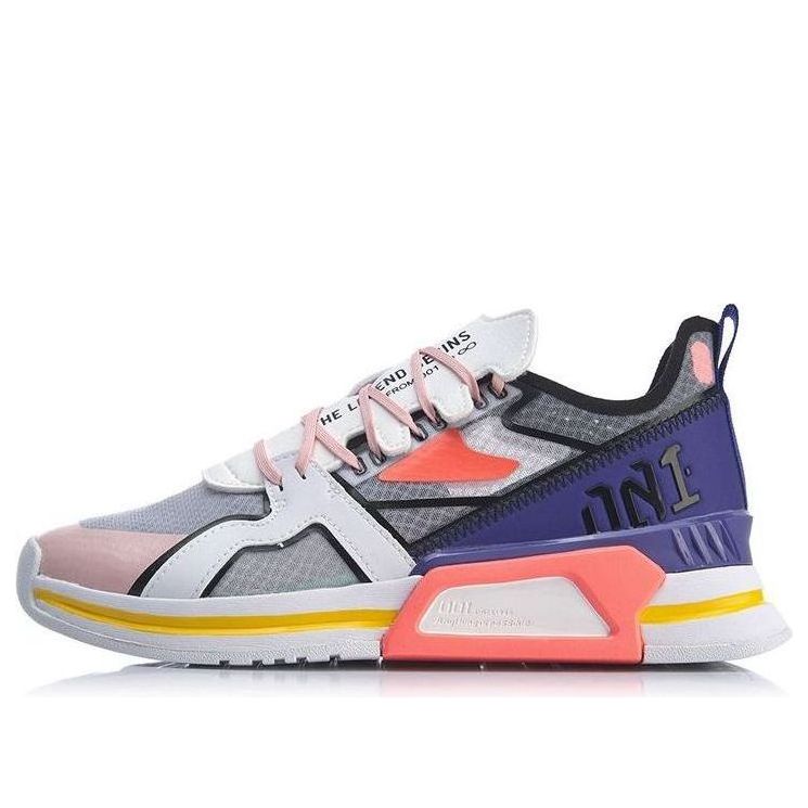 (WMNS) Li-Ning 001 T1000 Low 'White Purple' AGLP022-1