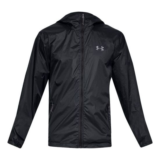 Men's Under Armour Forefront Rain Training Sports Jacket Black 1321439-001