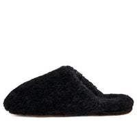 (WMNS) UGG Maxi Curly Slide 'Black' 1133151-BLK