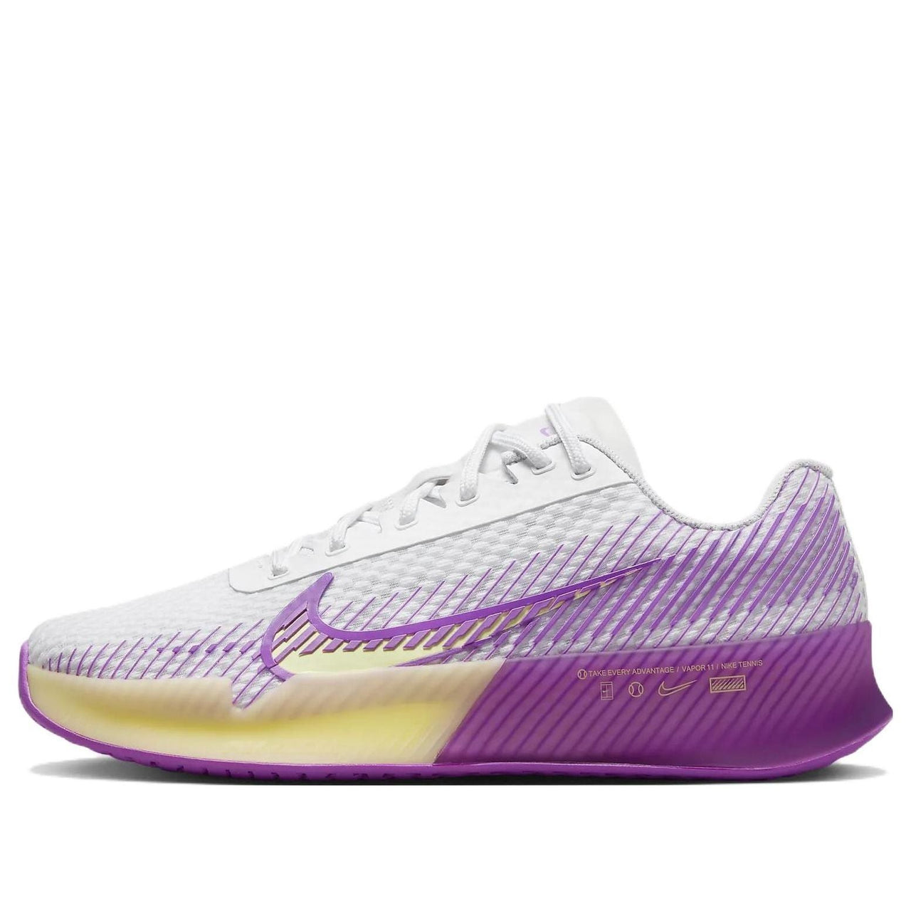 (WMNS) Nike Court Air Zoom Vapor 11 HC 'White Fuchsia Dream' DR6965-101
