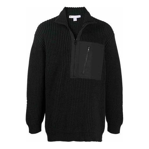 adidas Y-3 Yohji Yamamoto Ch3 Knit Half Zip 'Black' GK4799