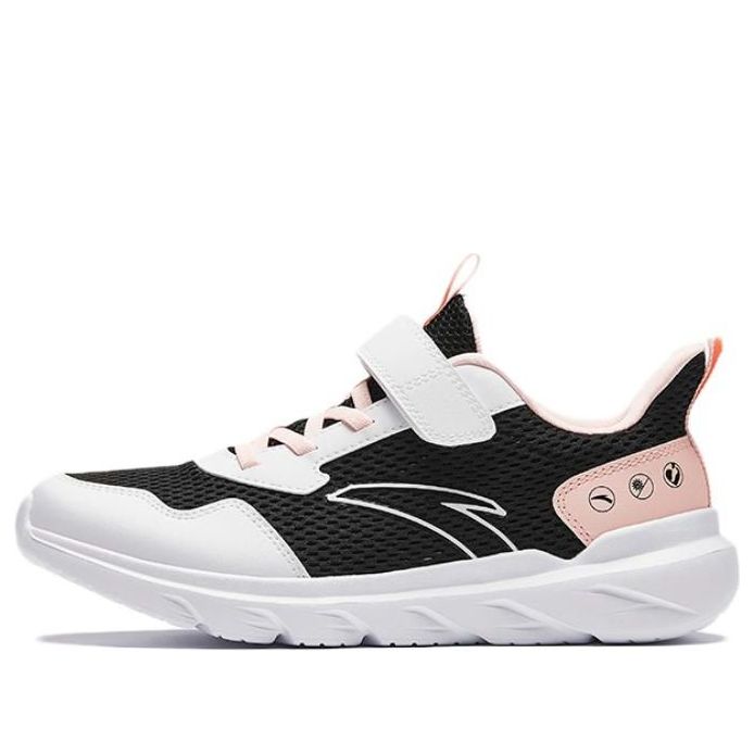(GS) ANTA Running Series Sneakers 'Black White Pink' A22435567-7