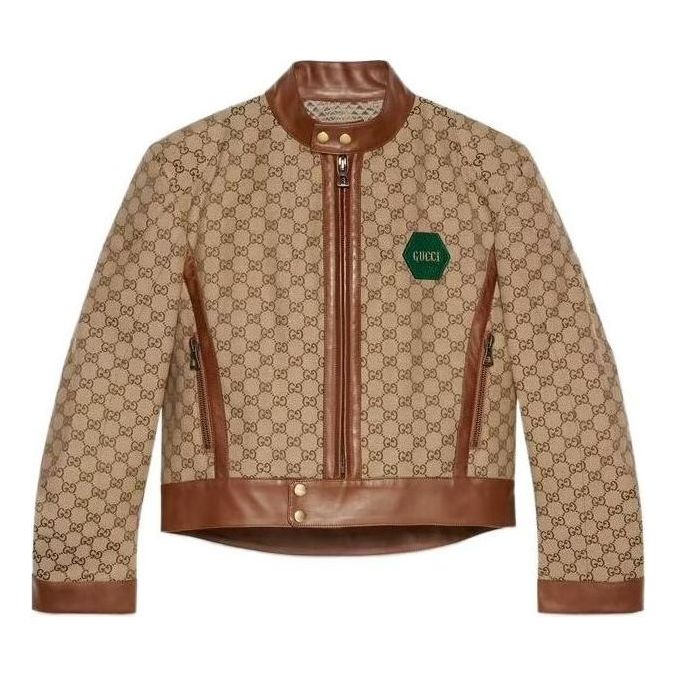 Gucci 100 GG Canvas Jacket 'Beige Ebony' 676489-Z8ATV-2190