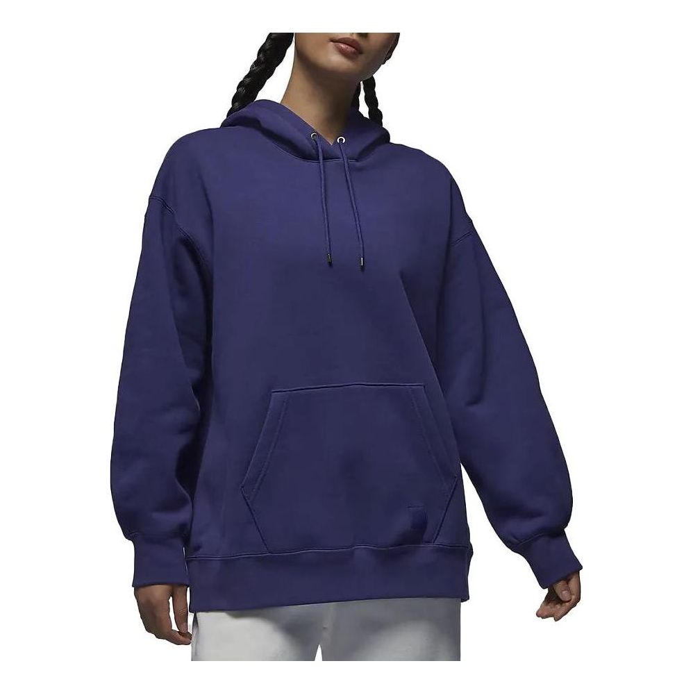 (WMNS) Air Jordan Flight Fleece Hoodie 'Purple' FB5111-502