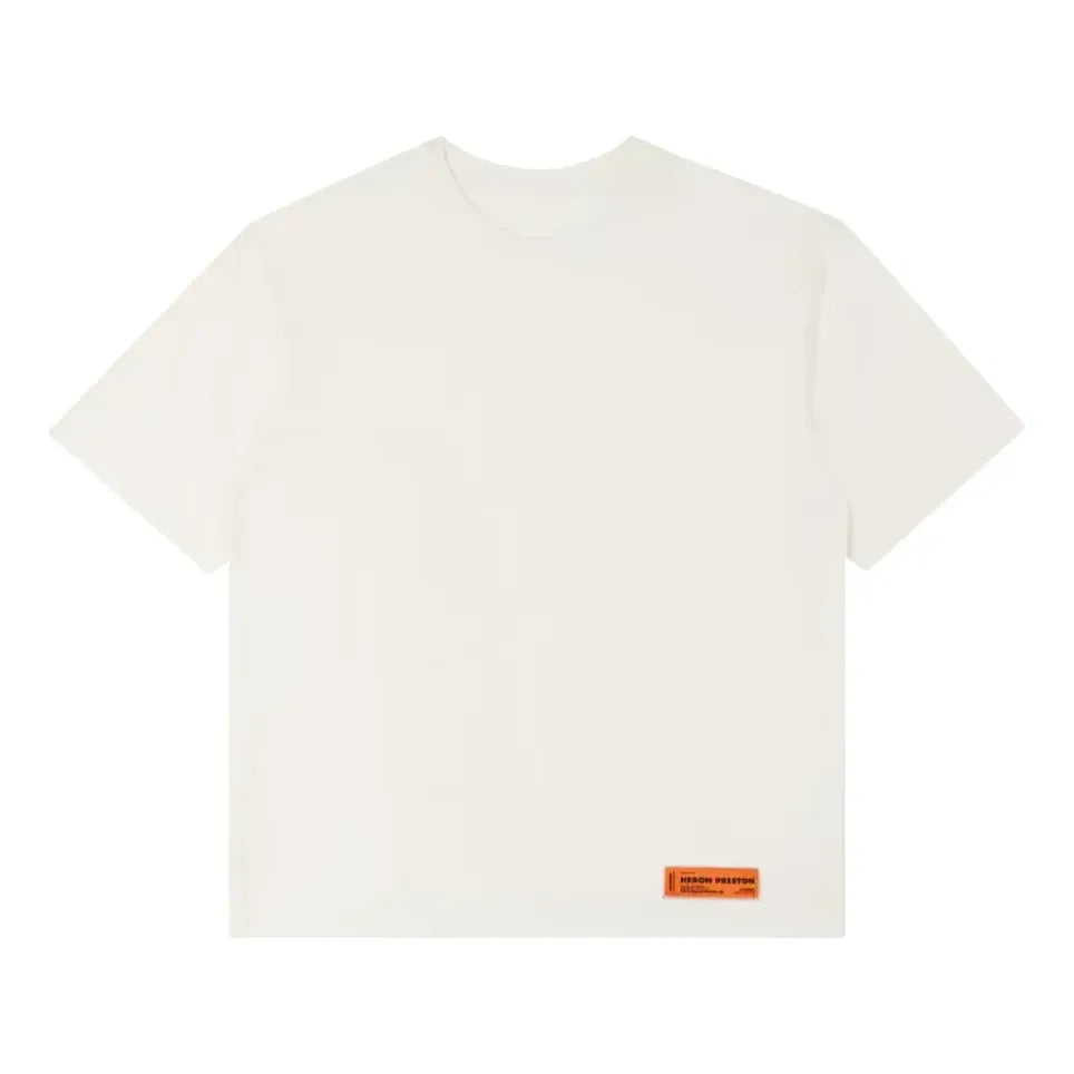 HERON PRESTON Regular Logo T-shirt 'White' HMAA025C99JER0010100