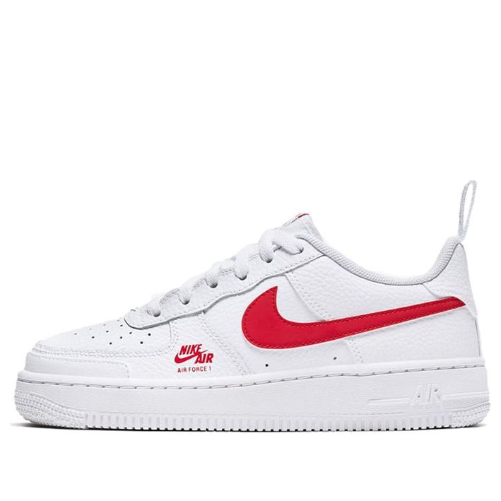 (GS) Nike Air Force 1 'White University Red Swoosh' CZ4203-100