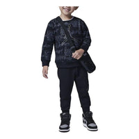 (TD) Air Jordan Take Flight Black and Gold Crew Set 'Black' FV5905-010