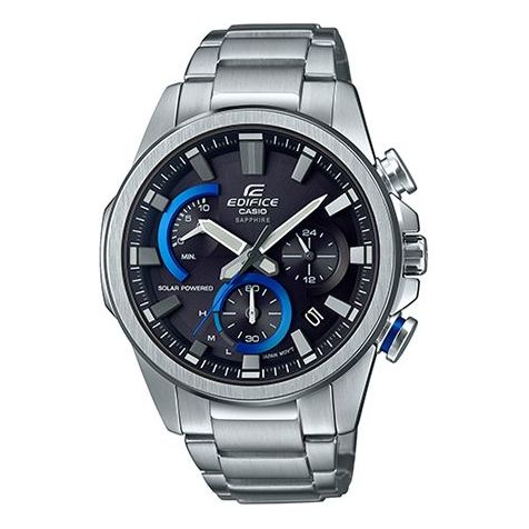 CASIO Waterproof EDIFICE Solar Powered Mens Blue Analog EFB-640SBD-1A2UPR