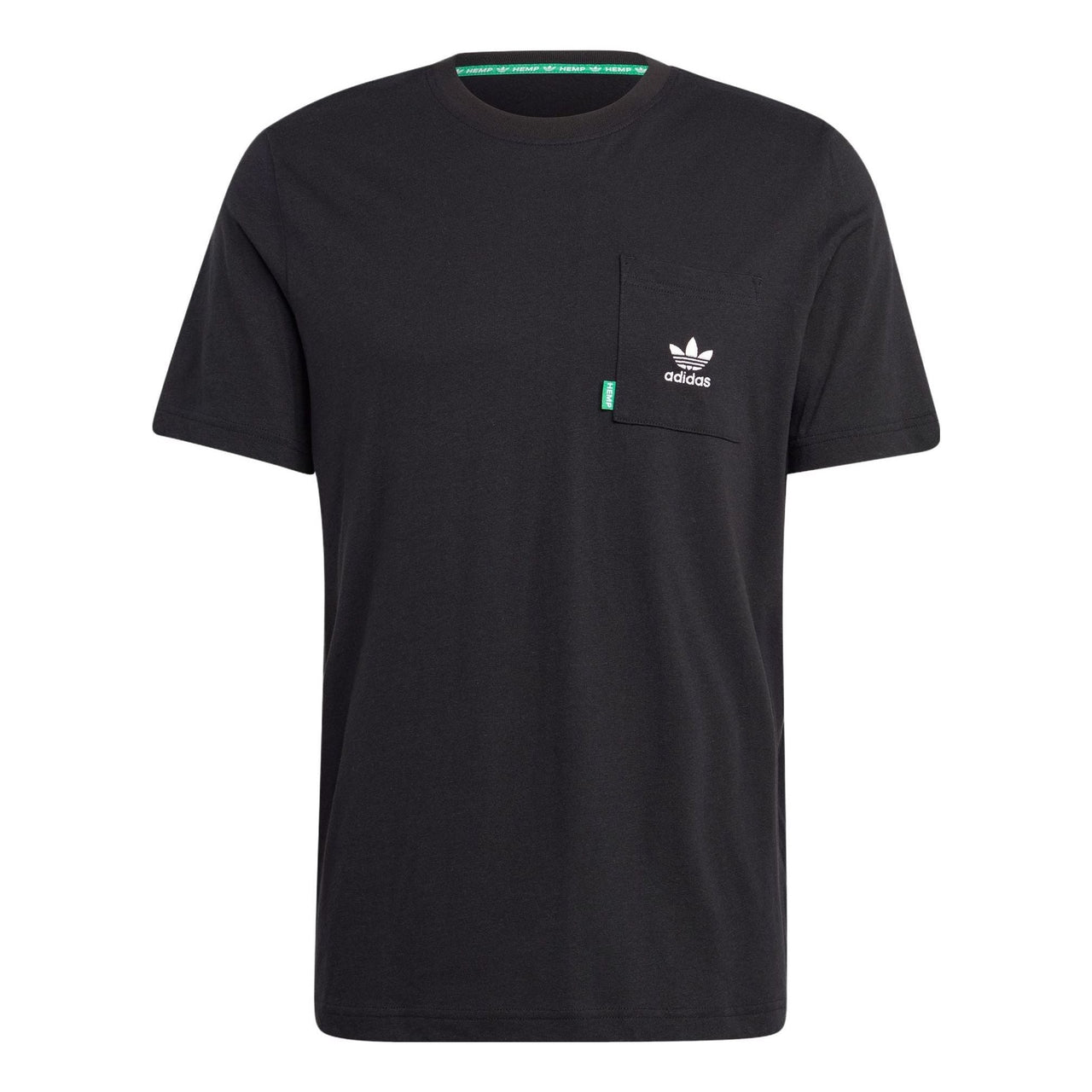 adidas originals Essentials+ Made With Hemp T-shirt 'Black' HR8623