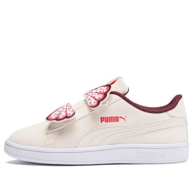 (PS) PUMA Smash V2 Butterfly Casual Shoes Beige/Yellow 370098-03