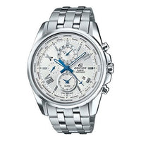 CASIO Quartz Waterproof EDIFICE Stainless Steel Strap White Dial Mens White Analog EFB-301JD-7A