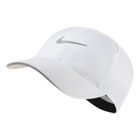 (WMNS) Nike Dri-FIT Aerobill Featherlight Running Cap 'White Grey' AR2028-100