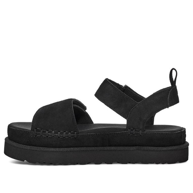 (WMNS) UGG Goldenstar Sandals Black 1117954-BLKS