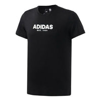 adidas Gfx T adidas 2 Sports Stylish Round Neck Short Sleeve Black EK4730