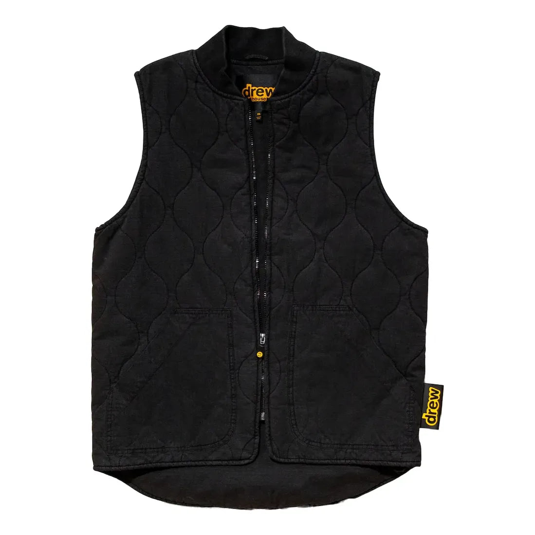 Drew House Cotton Ripstop Mascot Vest 'Black' DR-SS21-58